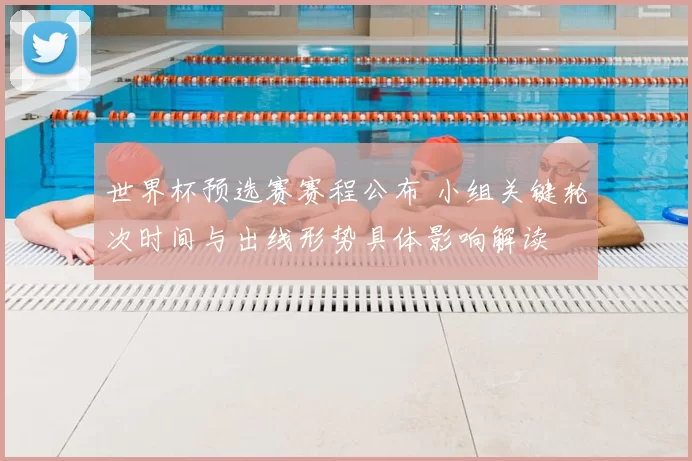 世界杯预选赛赛程公布 小组关键轮次时间与出线形势具体影响解读